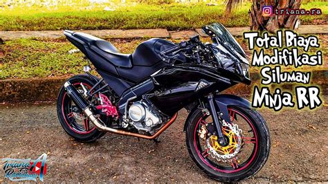 Biaya Modifikasi New Vixion Lightning Jadi Siluman Ninja Rr 150 Youtube