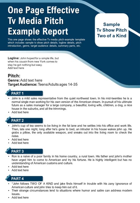 One Page Media Pitch Templates To Get Featured In Top Publications