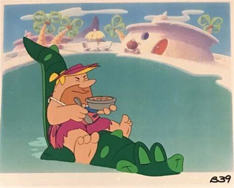 Flintstones Tv Commercial Original Animation Production Art Cel Fruity