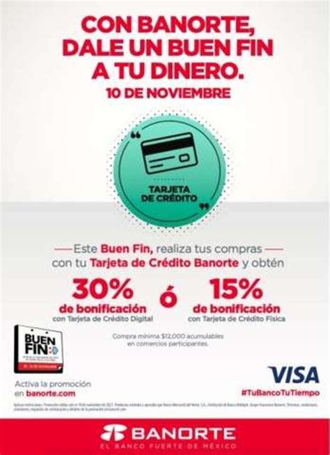 El Buen Fin Promociones De Banorte Para Tarjetas De Cr Dito Y D Bito