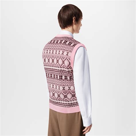 Fair Isle Jacquard Merino Wool Vest Ready To Wear Louis Vuitton