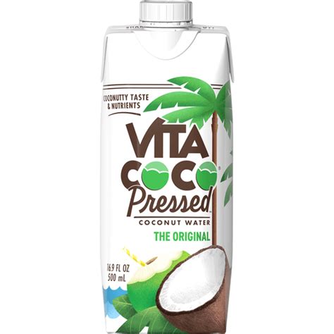 Vita Coco Pressed Coconut Water The Original Oz Carton Tony S