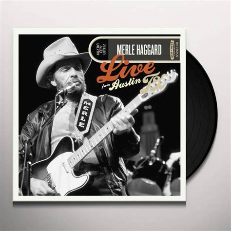 Merle Haggard Live From Austin Tx 180g Vinyl Record