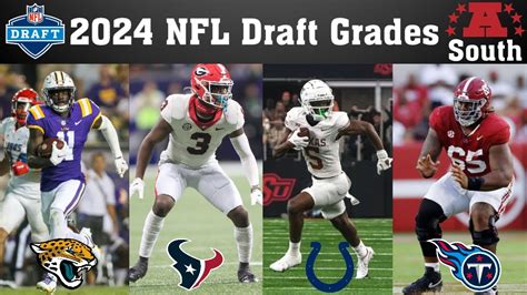 2024 NFL Draft Grades AFC South Colts Shine Jaguars Disappoint