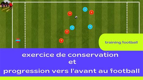 Exercice De Conservation Et Progression Vers L Avant Au Football Youtube