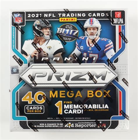 Panini Prizm Football Mega Box With Packs Pristine Auction