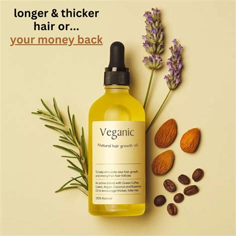 Veganic Natural Hair Growth Oil Veganic