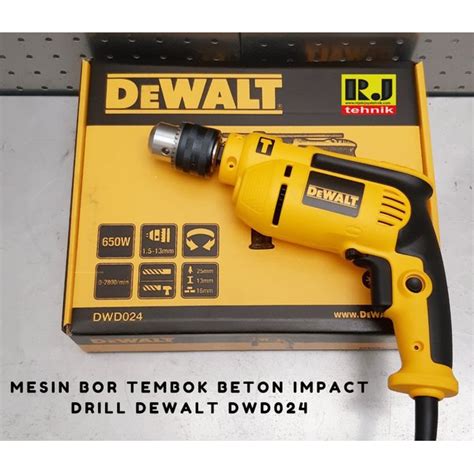 Jual Mesin Bor Tembok Beton Impact Drill Dewalt Dwd Shopee Indonesia