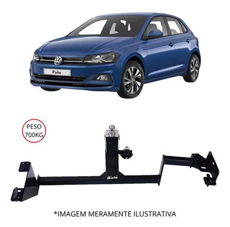 Engate Reboque Fixo Completo Vw Polo Hatch 2017 A 2023 700kg