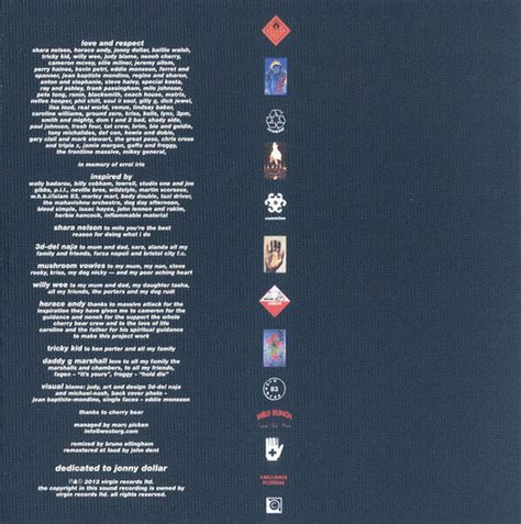 Massive Attack Blue Lines 2012 Mix Master Cd Digital Audio