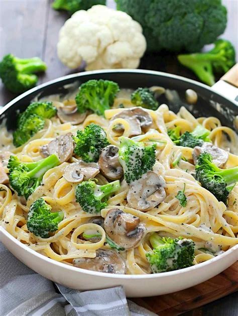 Creamy Mushroom And Broccoli Tagliolini Quick Homemade Recipes