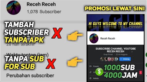 Cara Menambah Subscriber Youtobe Terbaru Tanpa Resiko Unsubscribe