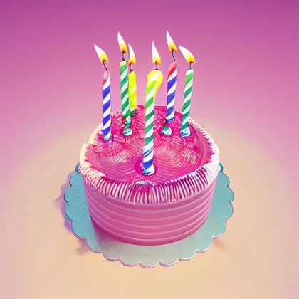 Free Birthday Cake Background Image