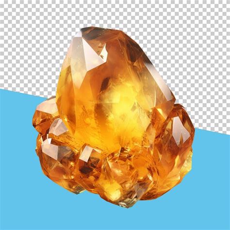 Premium PSD | Citrine gem