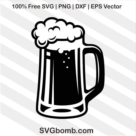 Beer Glass Vector Free At Vectorified Collection Of Beer Glass