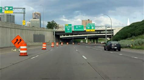 Driving Through Downtown Minneapolisst Paul Mn Westbound Youtube