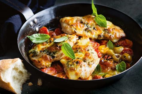 One Pan Caprese Chicken Recipe Taste Au