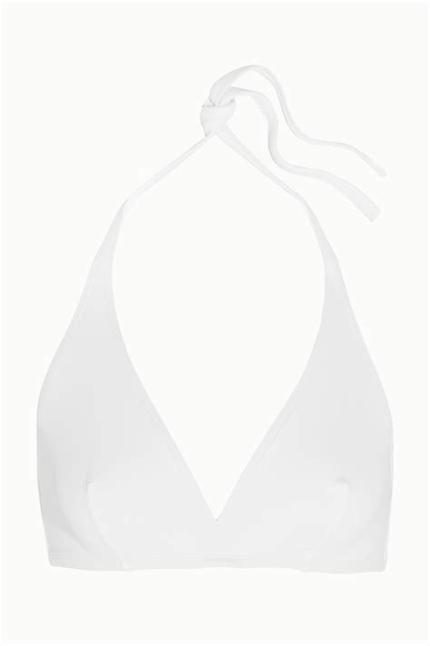 Eres Les Essentiels Gang Triangle Bikini Top In Blue Modesens