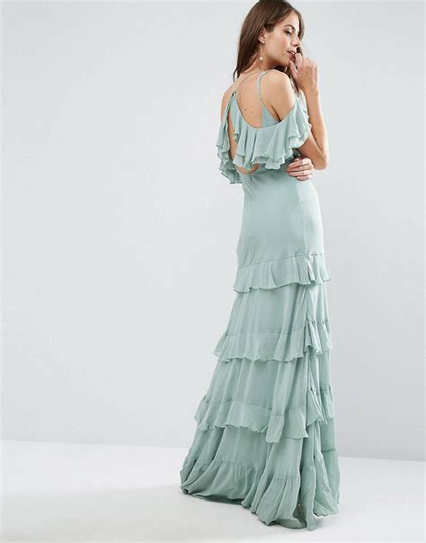 Asos Ruffle Tiered Maxi Dress Tiered Maxi Dress Style Maxi Dress