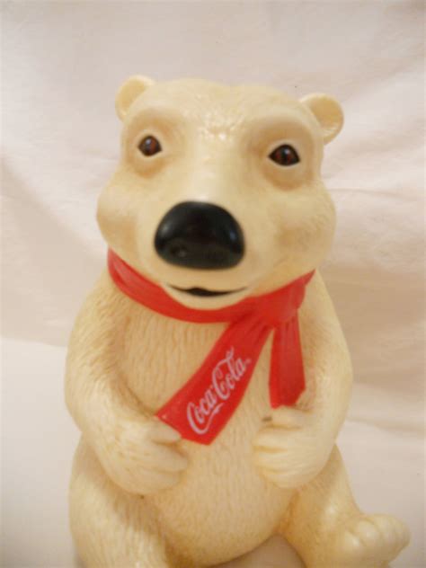 Vintage Coca Cola Polar Bear Bank Etsy