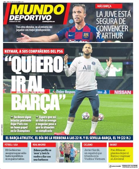 Periódico El Mundo Deportivo España Periódicos De España Edición De