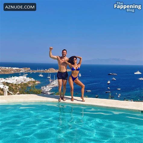 Nicole Scherzinger Sizzles In A Sexy Blue Bikini Aznude