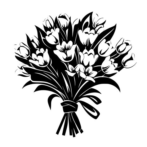 Svg File Peruvian Lillies And Tulips For Cricut Silhouette Laser