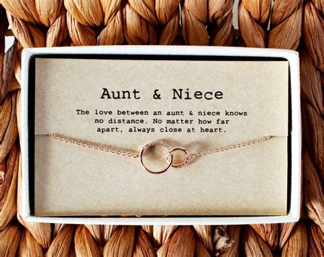 Aunt Niece Bracelet Aunt Niece T Aunt Niece Jewelry Aunt Etsy