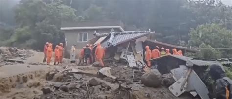 Corée du Sud Découvrez les images impressionnantes des fortes pluies