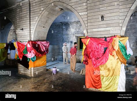 Interior of the main Yezidi Lalish Temple, holiest shrine of the yezidis at Lalish, Northern ...