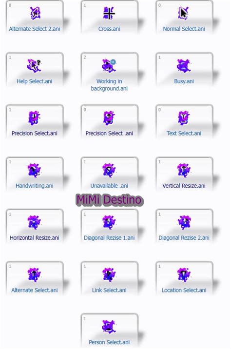 Electric Purple Complete Pack Cursors Cursores By Nalexnu On DeviantArt