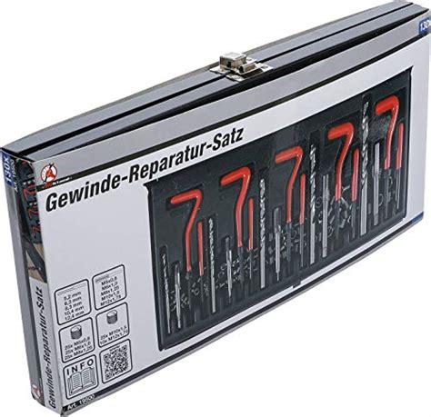 BGS Diy 19500 Gewinde Reparatur Satz M5 M12 130 Tlg