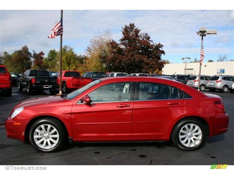 Inferno Red Crystal Pearl Chrysler Sebring Limited Sedan