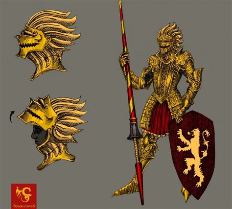 Pin By Chance Tinsley On Masks In Lannister Armor Armor Concept