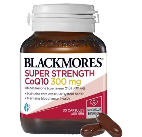 Коэнзим Q10 Blackmores CoEnzyme 300 мг 90 капсул / Blackmores CoEnzyme ...