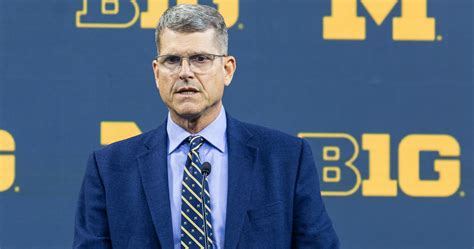 Jim Harbaugh Suspended Games By Michigan Amid Ncaa Investigation