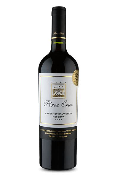 P Rez Cruz Reserva D O Valle Del Maipo Cabernet Sauvignon Wine