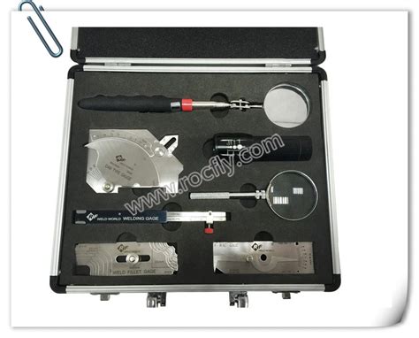 Wgk 06 Brief Case Type Tool Kit 7pcs Welding Gauge Kit High Quality