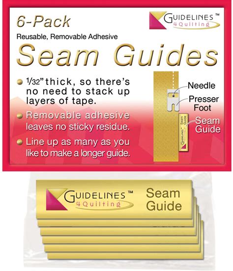 Guidelines Seam Guide | StoryQuilts.com