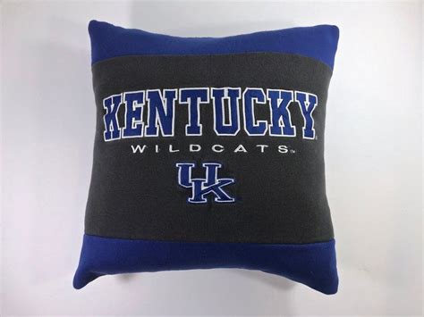 University Of Kentucky Up Cycled Sweatshirt Pillow Ts For Sports