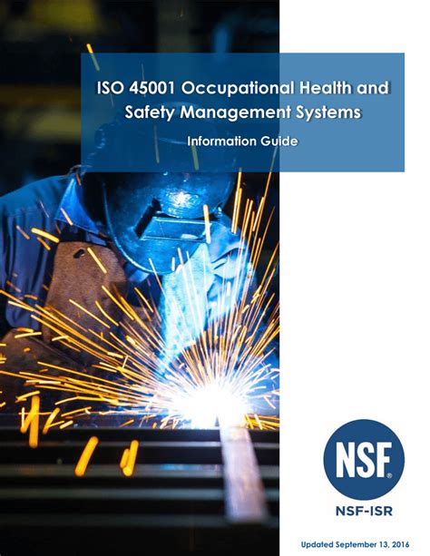 Iso Occupational Health And Safety