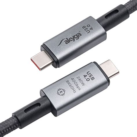 Cable USB Akyga AK-USB-45 USB type C (m) / USB type C (m) ver. 4.0 240W ...