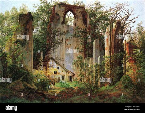 Caspar David Friedrich Klosterruine Eldena Ca Stock Photo Alamy