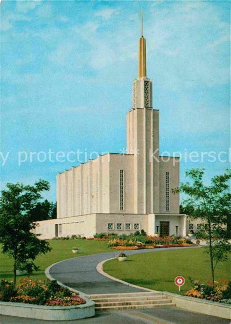 Postkarte Carte Postale Zollikofen Erste europäische Tempel der Kirche