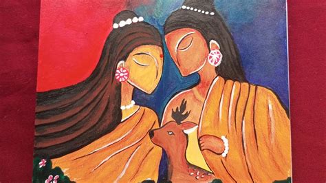 Ram Siya Acrylic Painting Sam Siya Abstract Painting Siya Ram Drawing