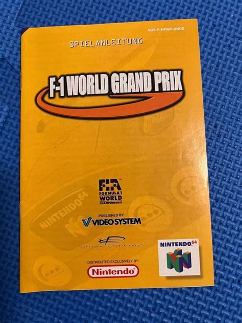 F World Grand Prix Spielanleitung Nintendo N Kaufen Auf Ricardo