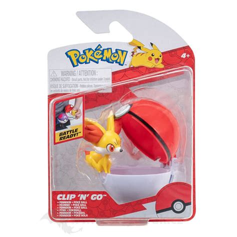 Veselý drak Pokémon hračka PokéBall Fennekin