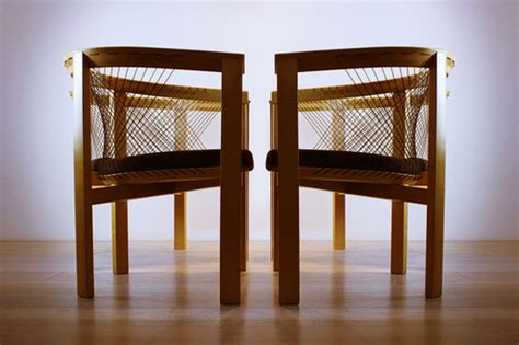 Danish String Dining Chairs By Niels J Rgen Haugesen For Tranekaer