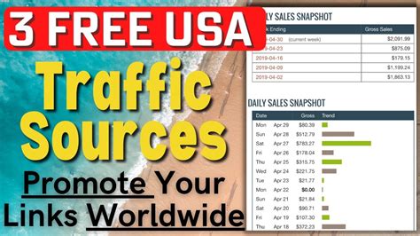 3 Free Usa Traffic Sources For Affiliate Marketing How To Promote