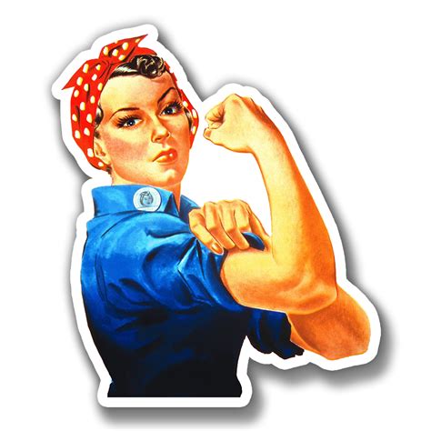 Rosie The Riveter Precision Cut Decal Decals Stickers Vinyl Art